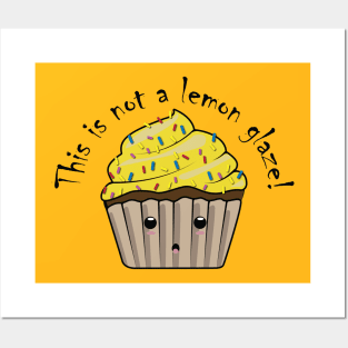 Lemon cupcake Posters and Art